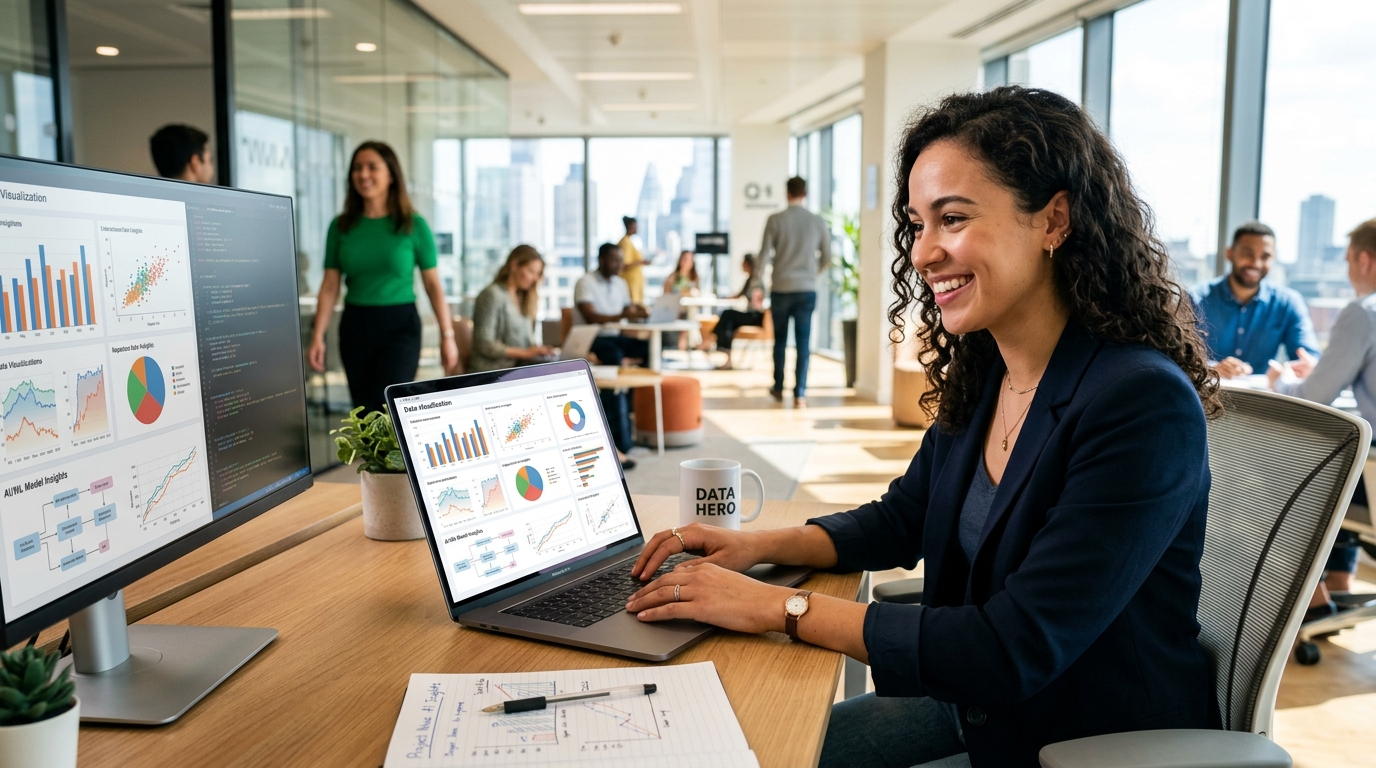 Data Scientist working on data visualization and AI